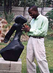 Woman in the Wind von Euwitt Nyanhongo